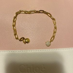 Swarovski bracelet gold 14k